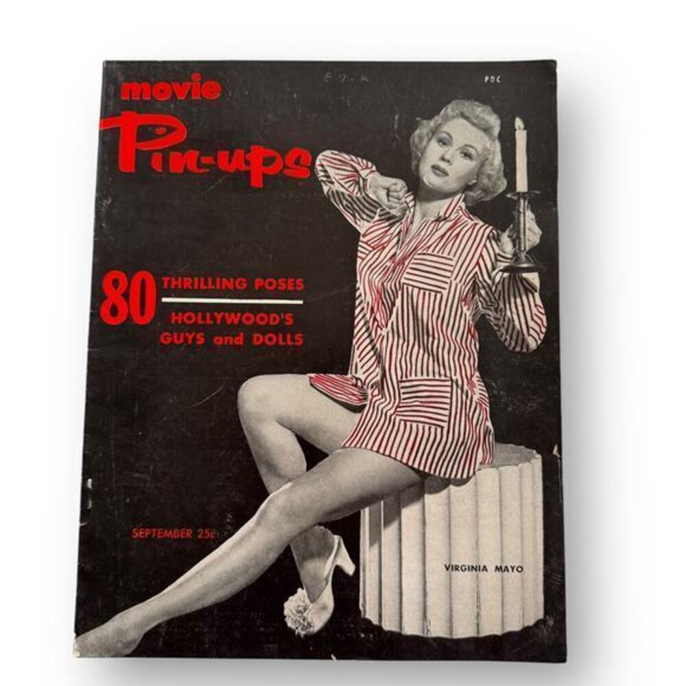 Movie Pinups Magazine 1953 Virginia Mayo Cover RARE RITA MORENO Mamie Van Doren